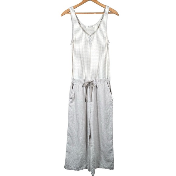 WOOLRICH Outside Air Wide Leg Linen / Cotton Jumpsuit - Picture 7 of 8